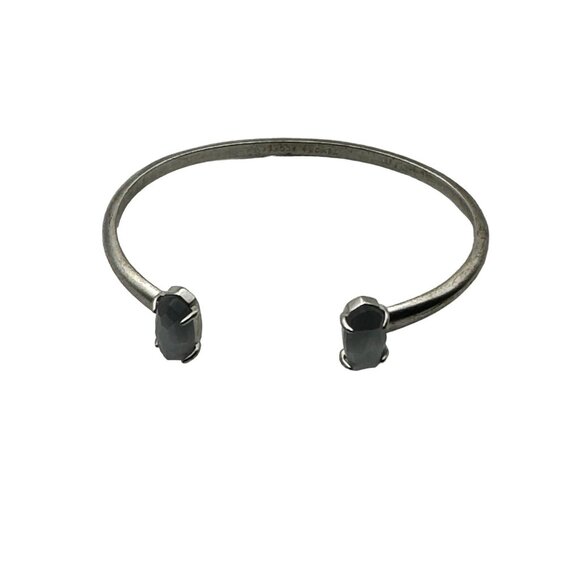 Kendra Scott Jewelry - Kendra Scott Silver Cuff Bracelet With Blue Gemstones